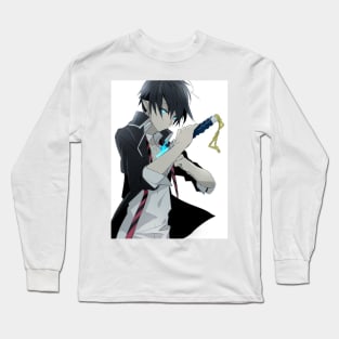 blue exorcist Long Sleeve T-Shirt